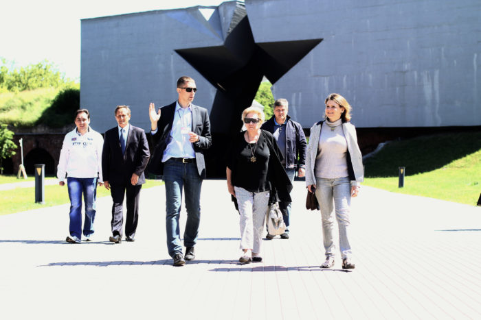 Ambassador Fionna Gibb at Brest Fortress