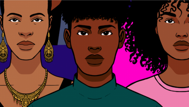 An illustration from the British Council's Viual Arts Sub-Saharan Africa Mapping Research report