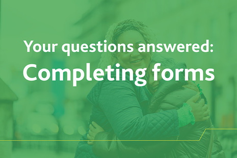 Completing forms