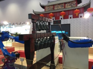Industrial robots...or bell ringers