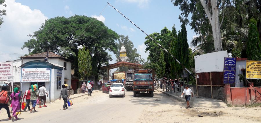 India-Nepal border at Sunauli