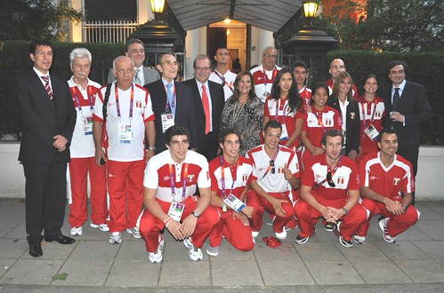 Reception at the Peruvian Embassy in London during London 2012 Olympic Games Reception at the Peruvian Embassy in London during London 2012 Olympic Games