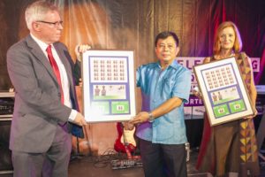 Lao post - stamp gift