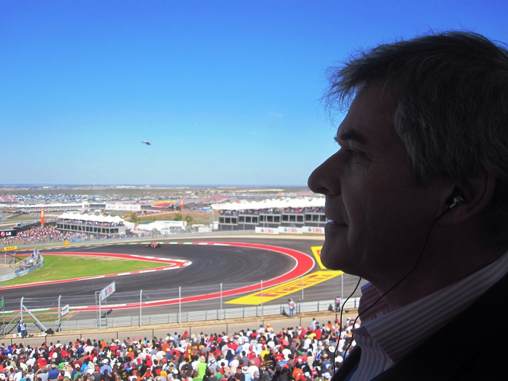 Watching the Austin Grand Prix
