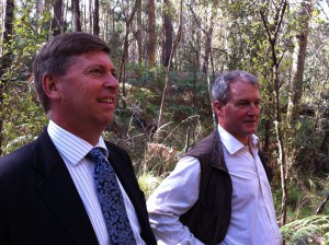 HE Paul Madden with British Secretary of State for Environment, Food and Rural Affairs Owen Paterson