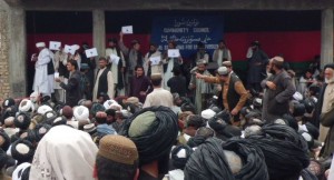 Candidates in Sangin standing for election