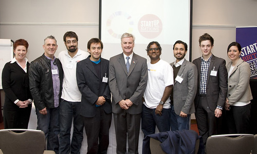 Startup Nation participants at the GEC in Liverpool Startup Nations GEC 2012