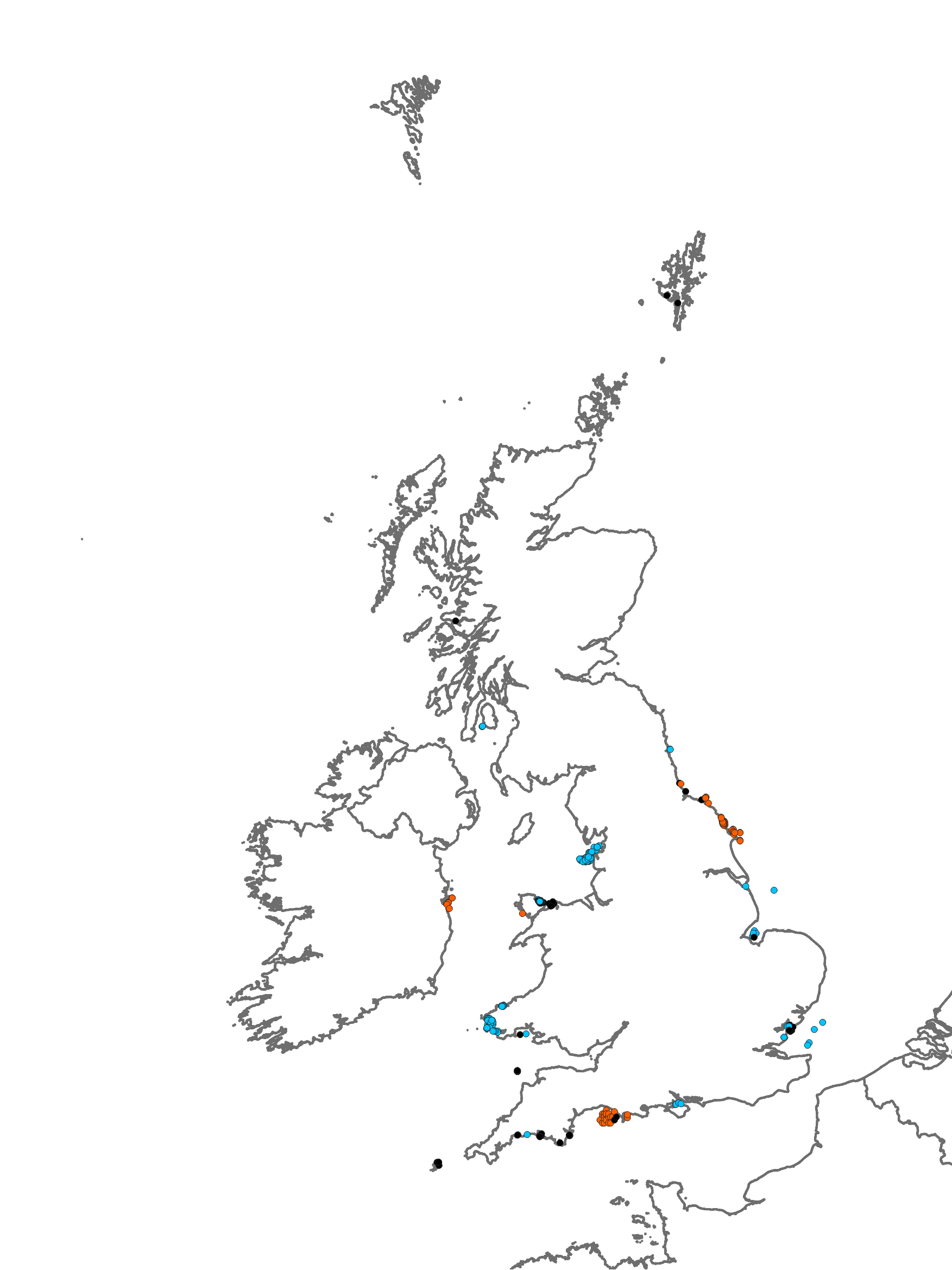 Distribution of habitat SS.SSa.CMuSa.AalbNuc <I>Abra alba</I> and <I>Nucula nitidosa</I> in circalittoral muddy sand or slightly mixed sediment