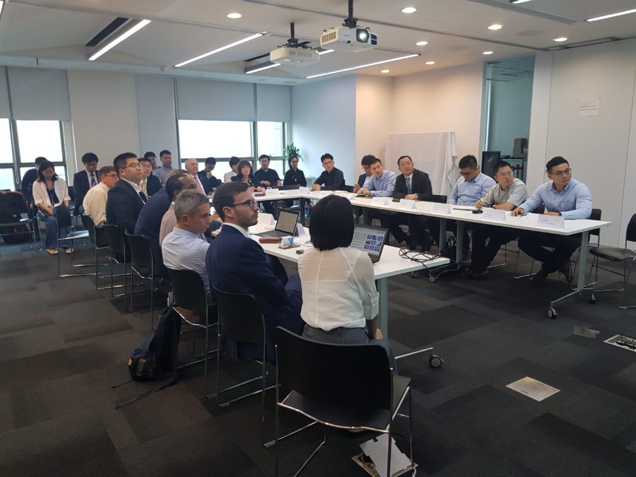 Meeting with TUS Holdings in Shanghai