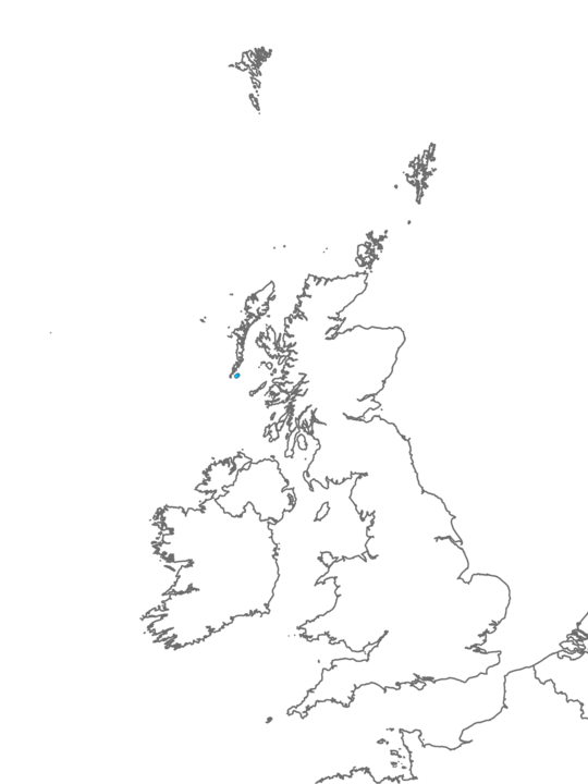 Distribution of habitat SS.SBR.Crl Coral reefs