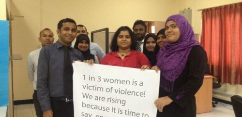 Maldivian women and men standing up for their rights