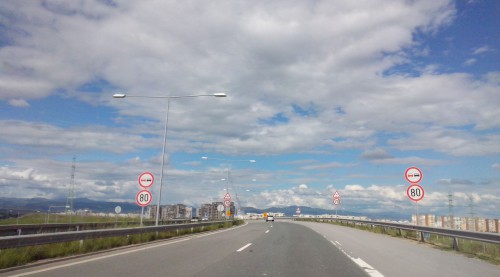 On the road following the election campaign