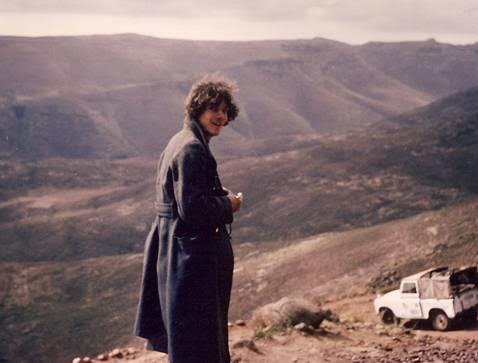In the mountains of Lesotho, 1980