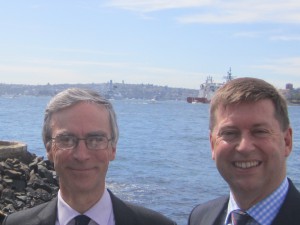 HE Paul Madden with Dr Andrew Murrison MP