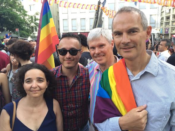 French, UK and US Consuls-General on İstiklal