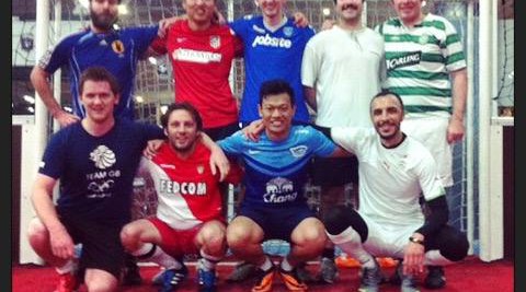 The Embassy football team