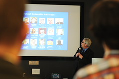 Prof. David Clary presenting at the British High Commission Science Salon