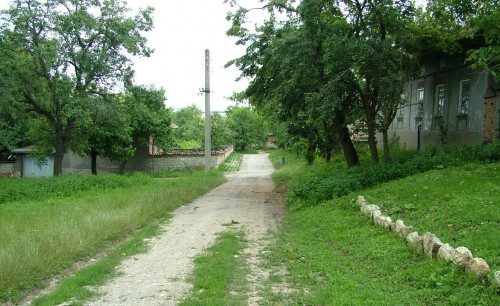 Nickolai's house on the left and Baba's on the right