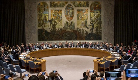 Adoption of the UN resolution 2118 on Syria at the UN in New York, 28 September 2013