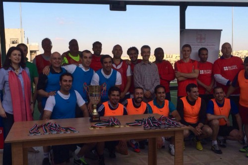 Football tournament between the British University Alumni, the Chevening scholars, the British Council and the Embassy.