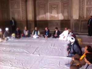 Meeting at Badshahi Mosque