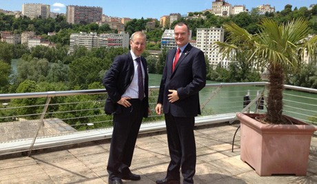 Sir Peter Ricketts visited Interpol on 3 June 2013