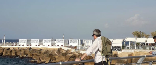 Chris Rampling on the Beirut Corniche