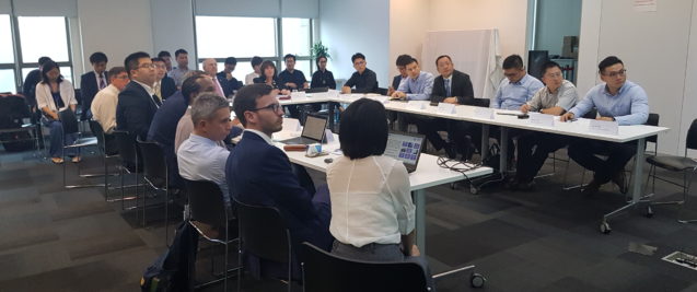Meeting with TUS Holdings in Shanghai
