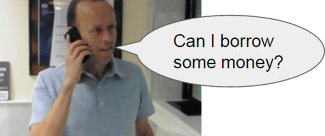 TOM: Can I borrow some money?