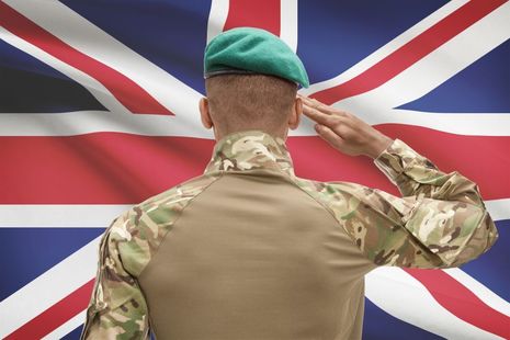 Soldier salute