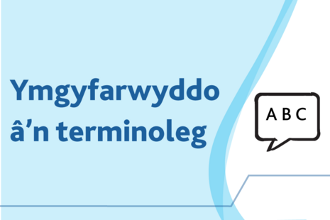 Ymgyfarwyddo â’n terminoleg