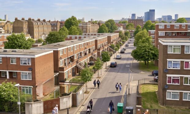 a housing estate