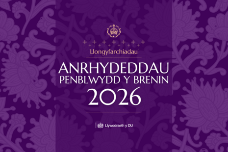 In Welsh: Congratulations King's Birthday Honours 2026