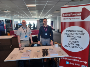 GFiE colleagues at the Motorsport event