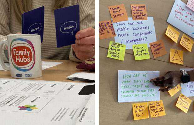 Participants testing the toolkit in Durham and Lewisham.