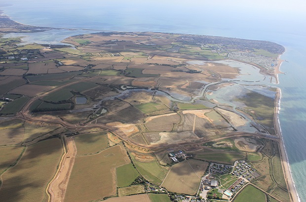 Medmerry sea defence project Enviroment Agency