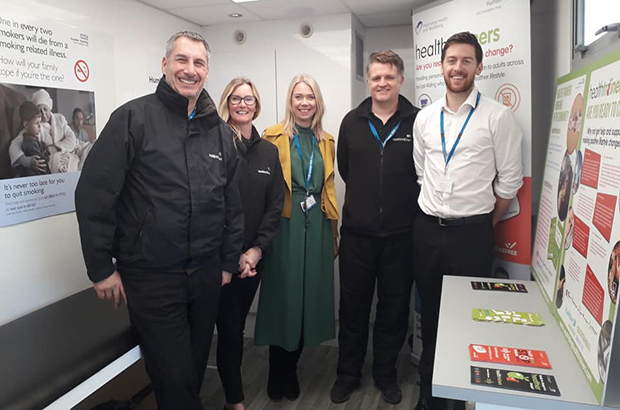 MMO staff at launch event in Scarborough.