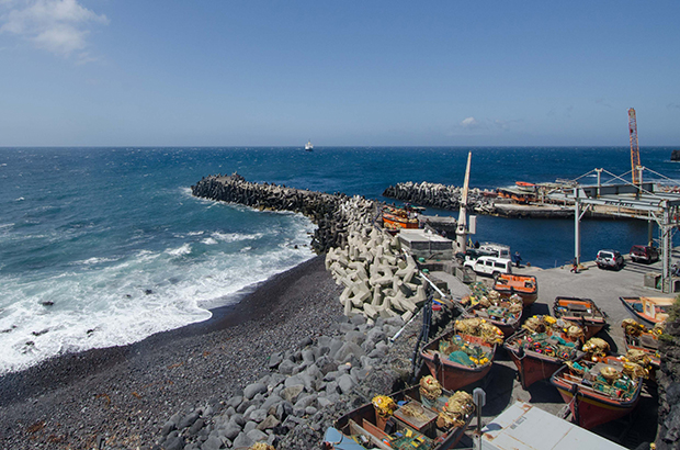 Tristan da Cunha harbour