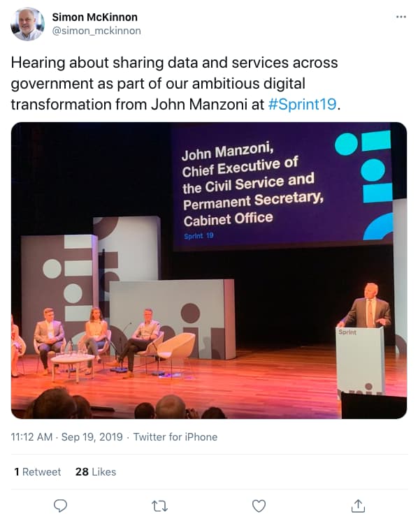 Tweet by simon_mckinnon at 11:12 AM · Sep 19, 2019 (tweet content below)