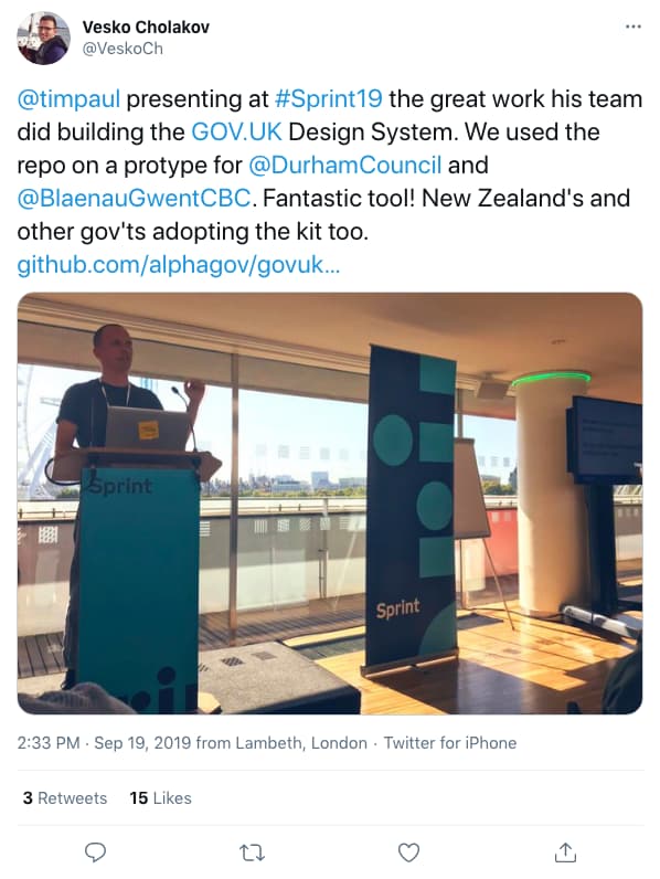 Tweet by VeskoCh (tweet content below)