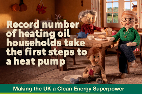 Record number of heating oil households apply for a heat pump