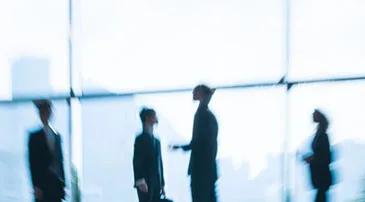 People walking in an office