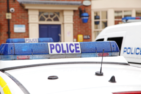 image of police car