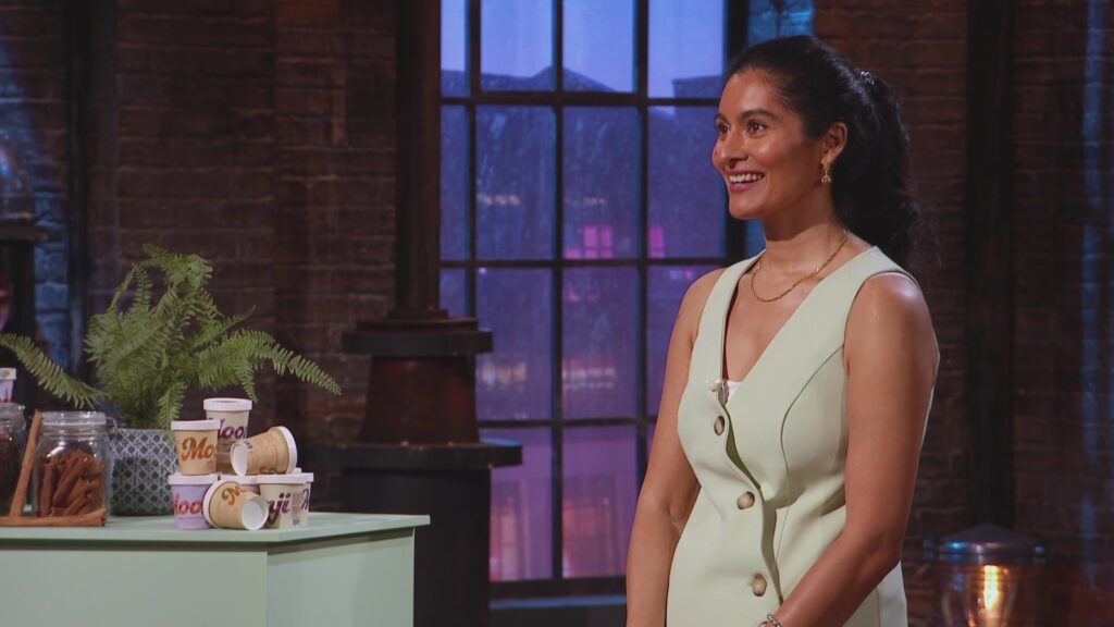 Abilasha Bhohi pitching her all-natural ice cream business, Moonji.