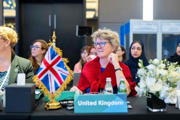 Dame Sally Davies at the Third High-Level Ministerial Conference on AMR in Oman.