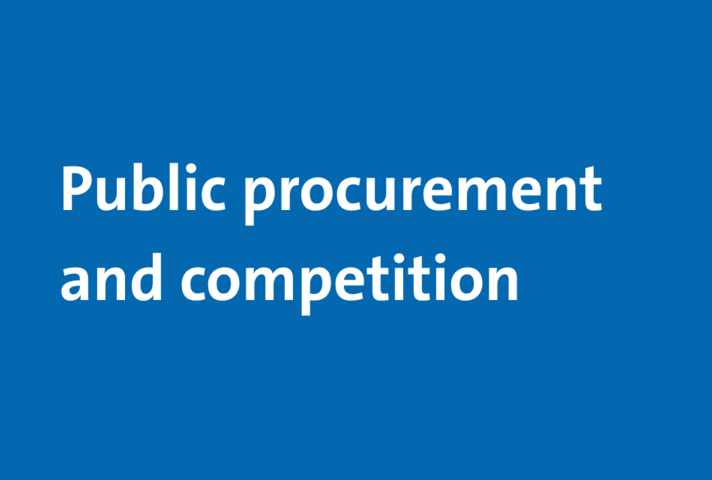 Public procurement and competition