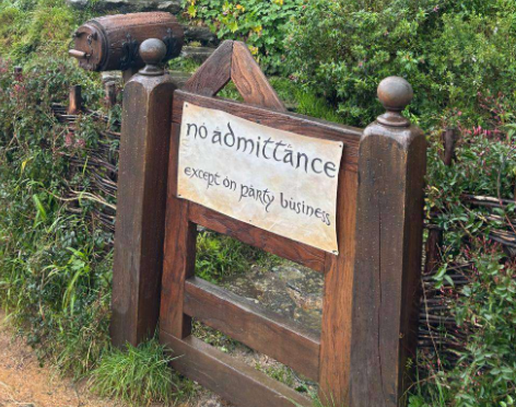 Hobbit movie set, New Zealand