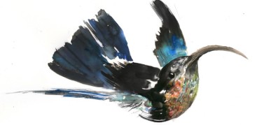 An illustration of a humming bird