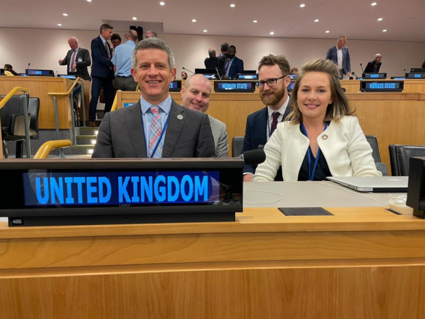 members of the UK delegation