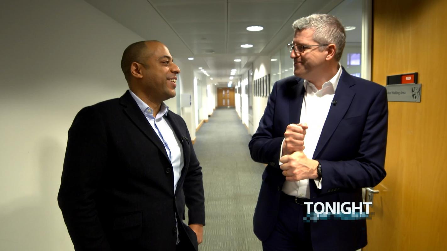 Former DG Andrew Parker in conversation inside MI5